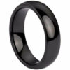 Bague céramique noire